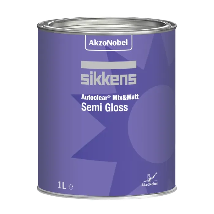 AkzoNobel Sikkens AutoClear Mix&Matt Mat Vernik Semi Gloss Yarı Mat 1 Litre