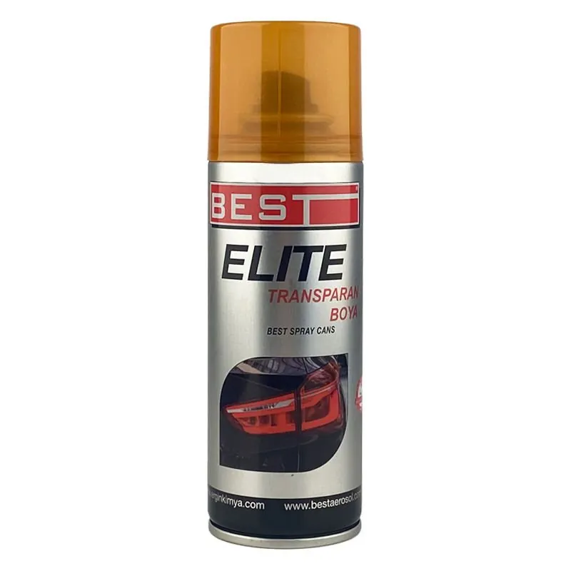 Best Elite Transparan Sprey Boya Turuncu 200ml