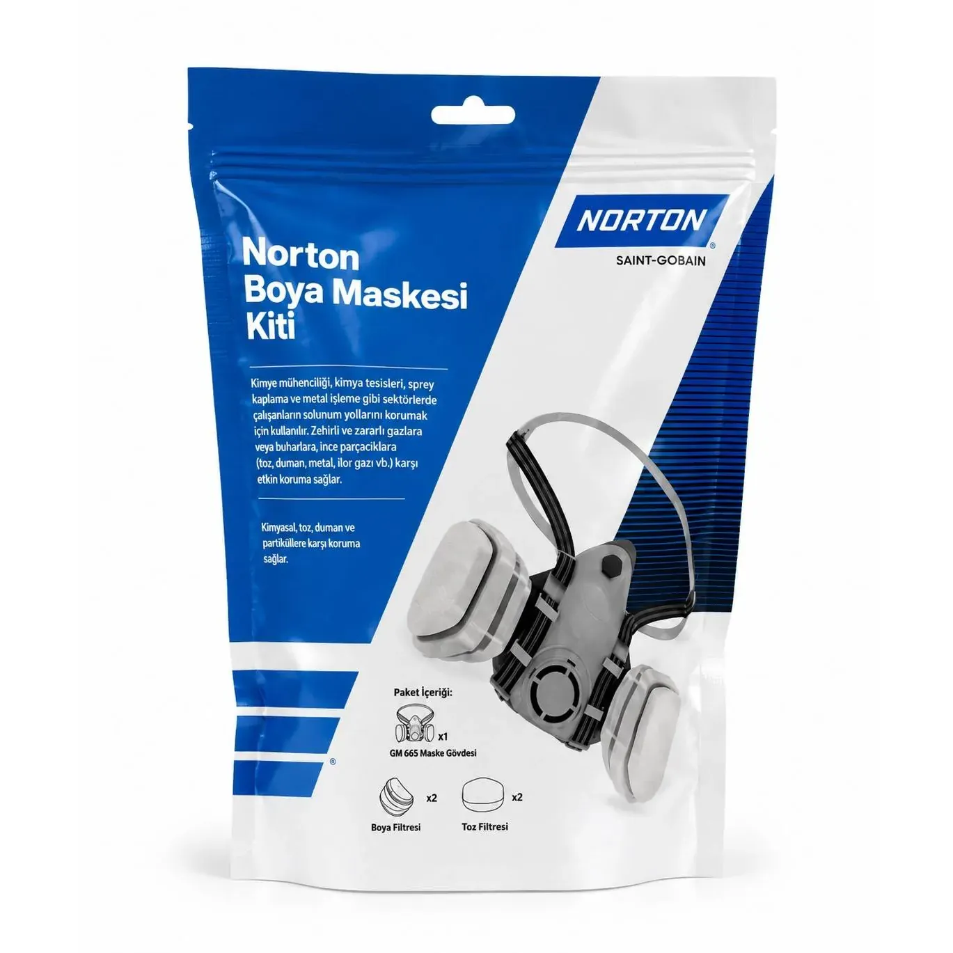 Norton Yarım Yüz Maske PP001 A1P2