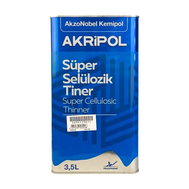 AkzoNobel Akripol Selülozik Tiner 3,5 Litre