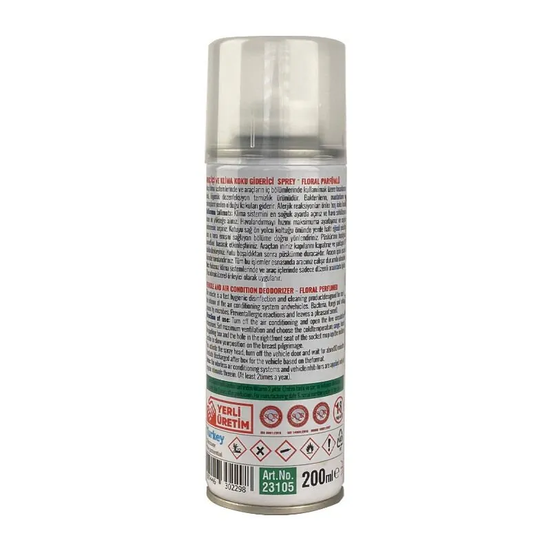MxS Koku Bombası Araç Klima Koku Giderici Floral Kokulu 200 ml 2