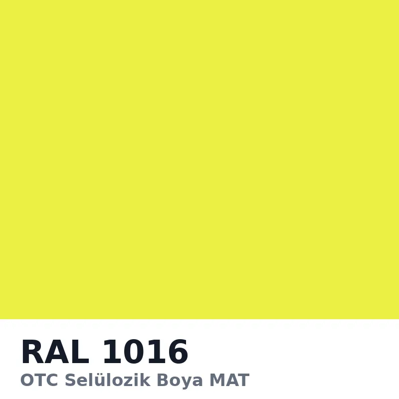 OTC Selülozik Boya MAT 15kg RAL1016