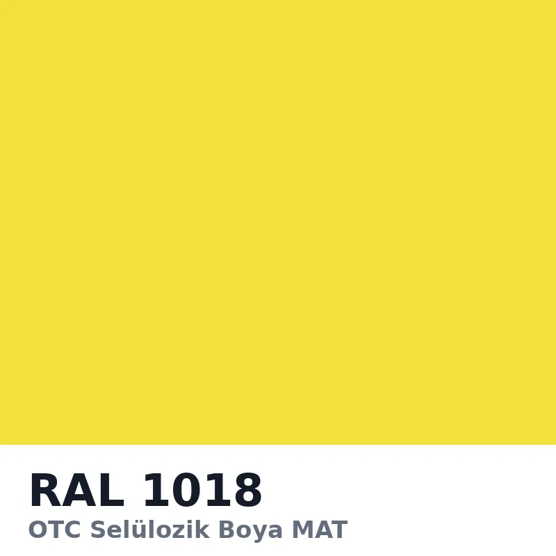 OTC Selülozik Boya MAT 15kg RAL1018