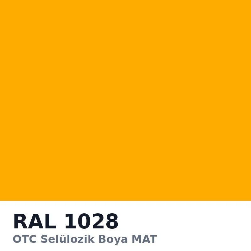OTC Selülozik Boya MAT 15kg RAL1028