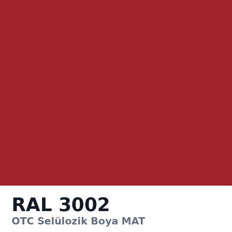 OTC Selülozik Boya MAT 15kg RAL3002