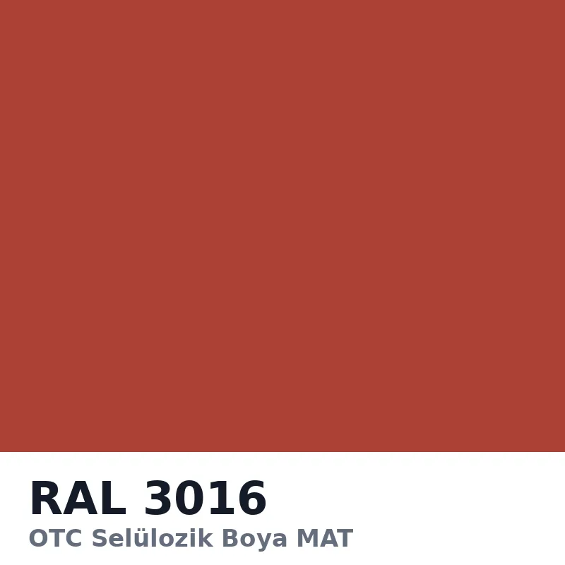 OTC Selülozik Boya MAT 15kg RAL3016