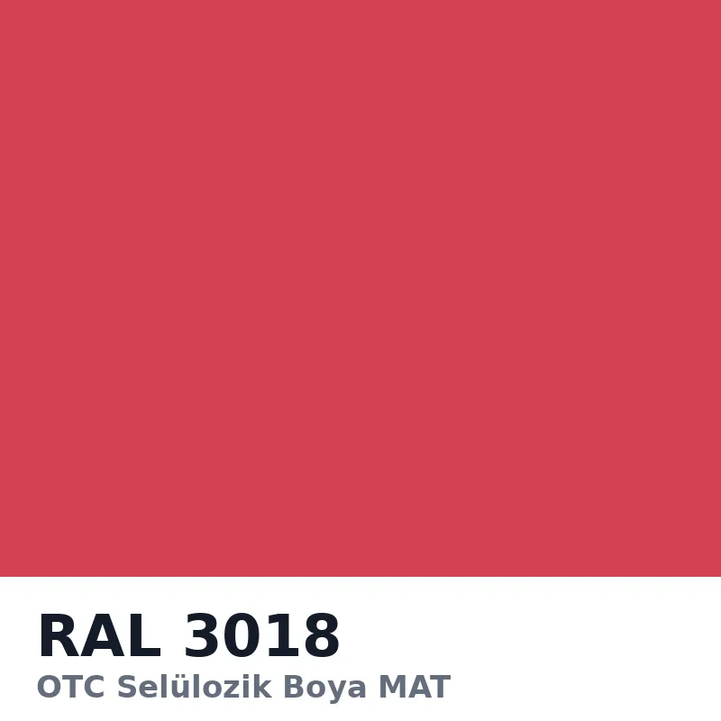 OTC Selülozik Boya MAT 15kg RAL3018