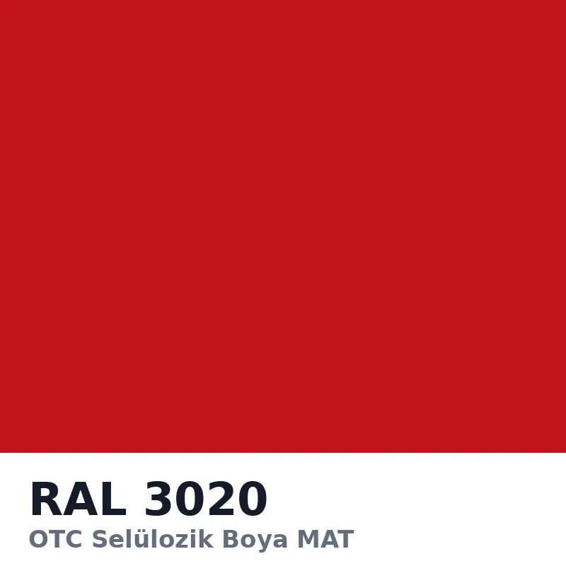 OTC Selülozik Boya MAT 15kg RAL3020