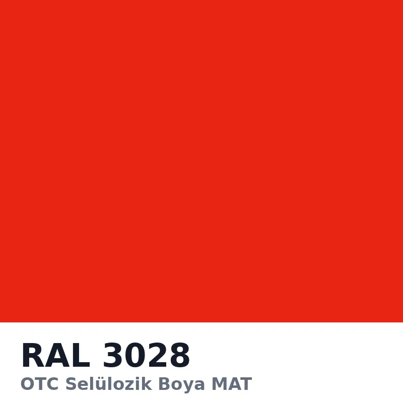 OTC Selülozik Boya MAT 15kg RAL3028