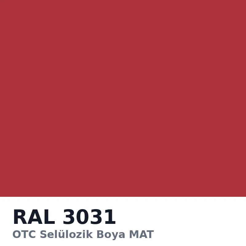 OTC Selülozik Boya MAT 15kg RAL3031