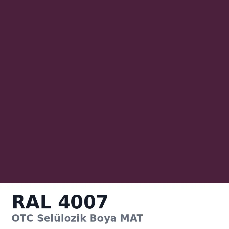 OTC Selülozik Boya MAT 15kg RAL4007