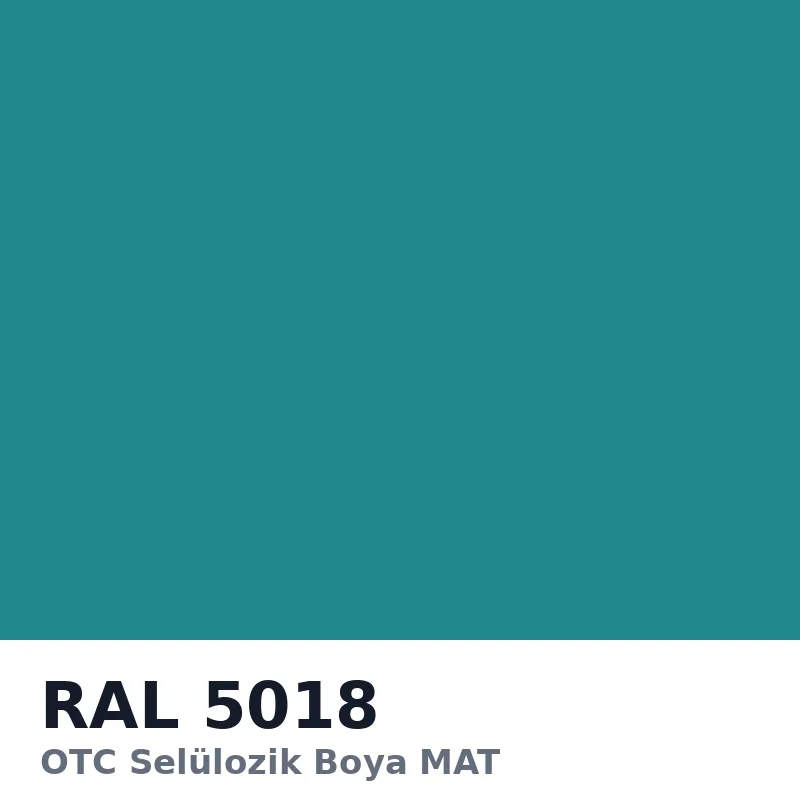 OTC Selülozik Boya MAT 15kg RAL5018