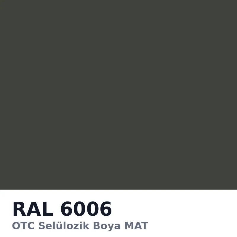 OTC Selülozik Boya MAT 15kg RAL6006