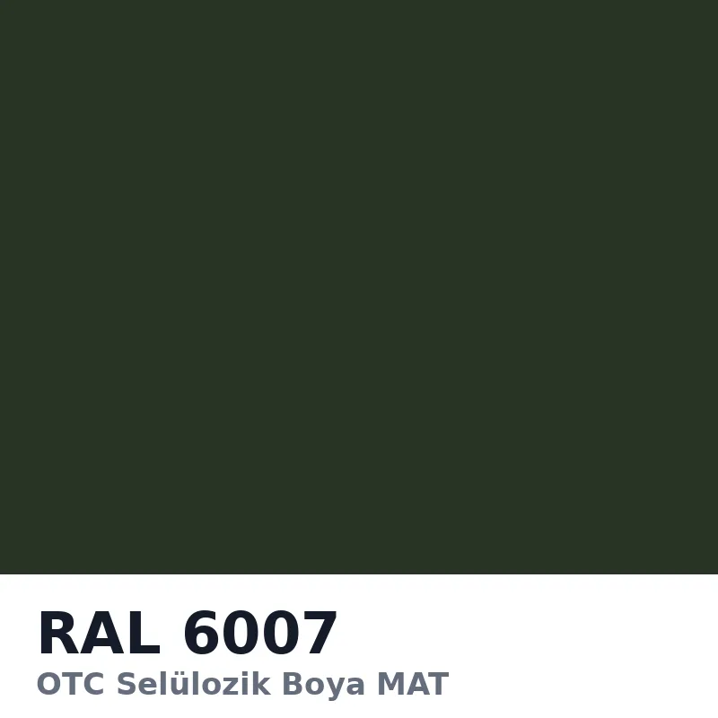 OTC Selülozik Boya MAT 15kg RAL6007