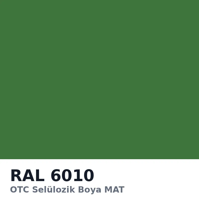 OTC Selülozik Boya MAT 15kg RAL6010