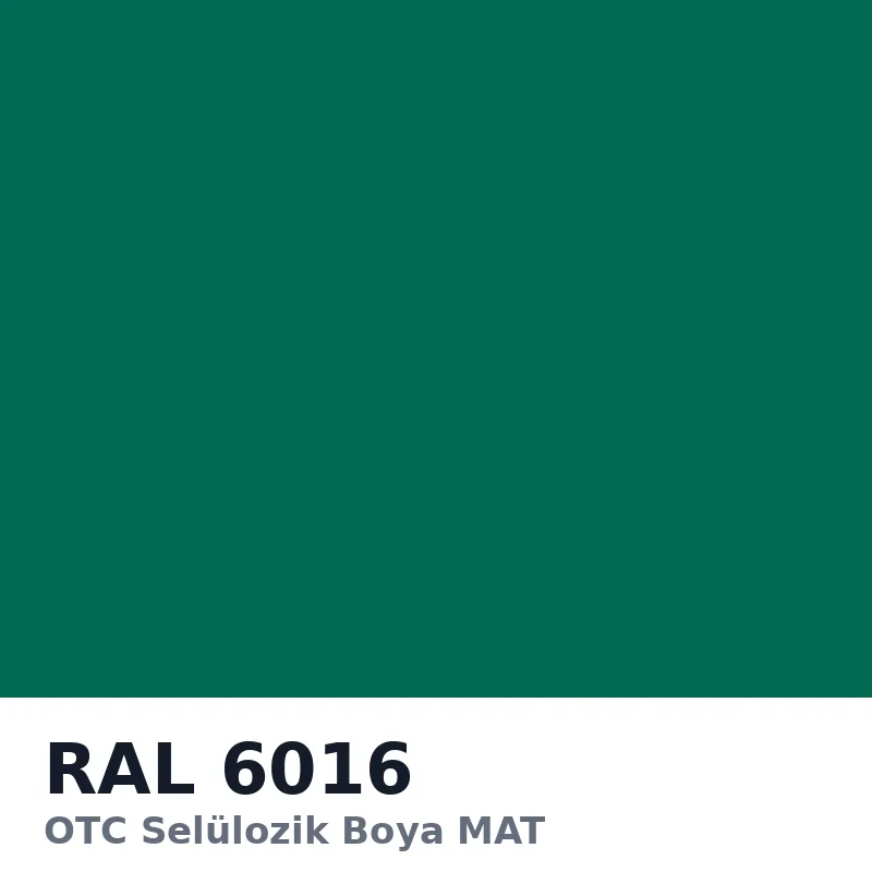 OTC Selülozik Boya MAT 15kg RAL6016
