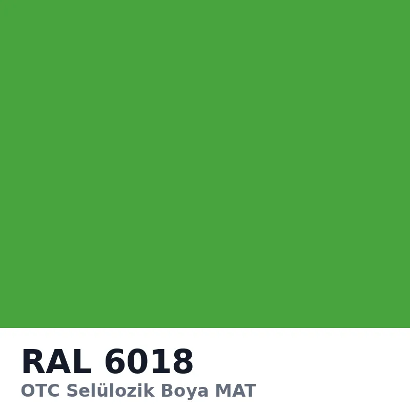 OTC Selülozik Boya MAT 15kg RAL6018