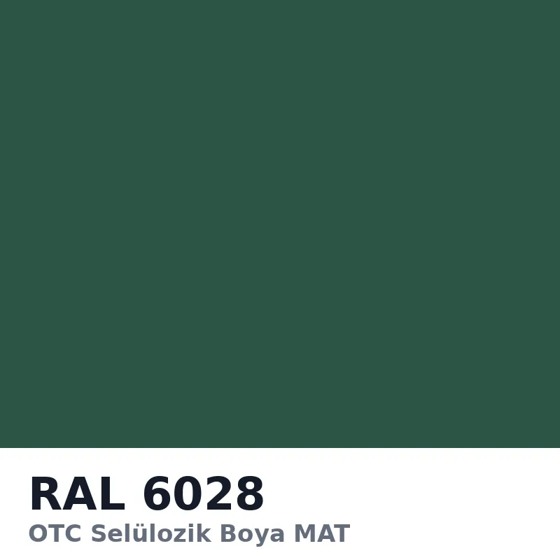 OTC Selülozik Boya MAT 15kg RAL6028