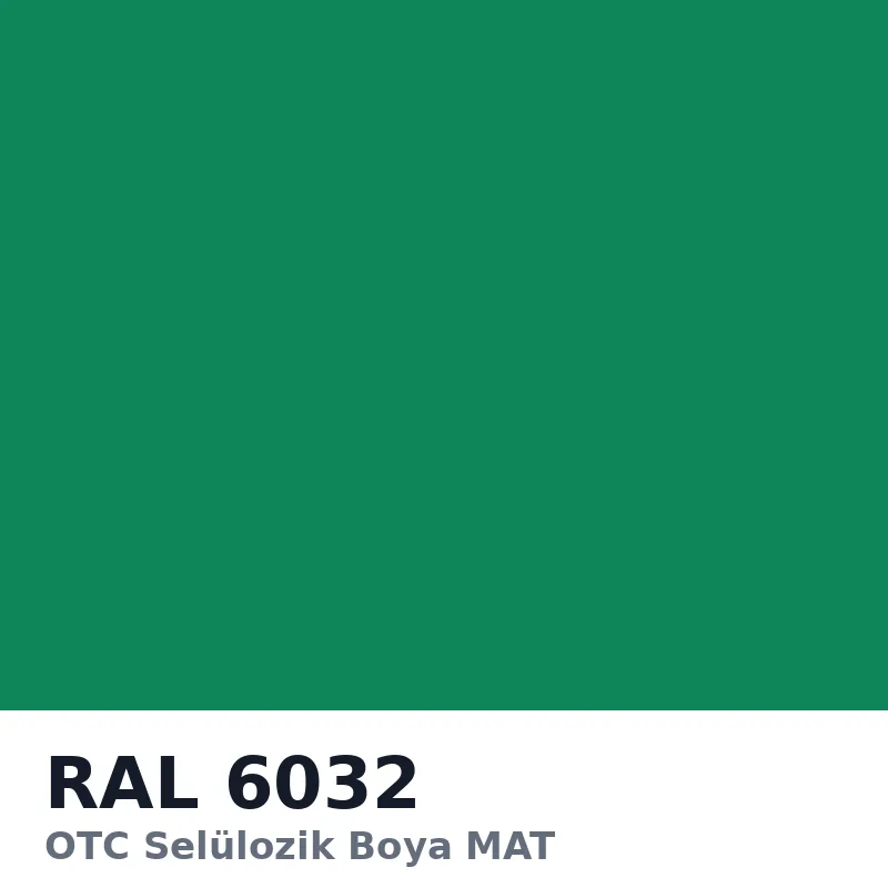 OTC Selülozik Boya MAT 15kg RAL6032
