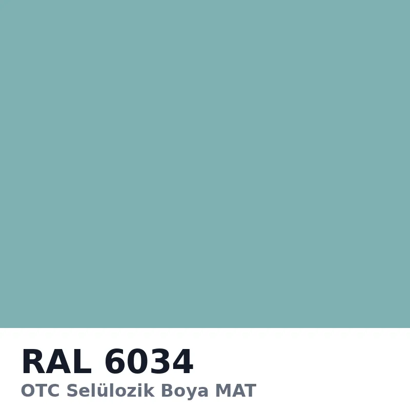 OTC Selülozik Boya MAT 15kg RAL6034