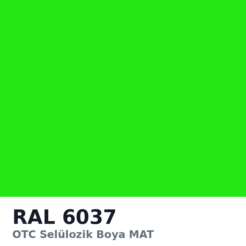 OTC Selülozik Boya MAT 15kg RAL6037