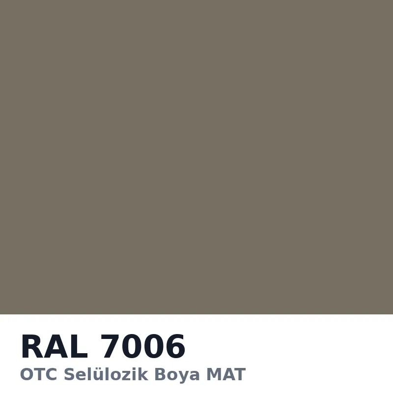 OTC Selülozik Boya MAT 15kg RAL7006