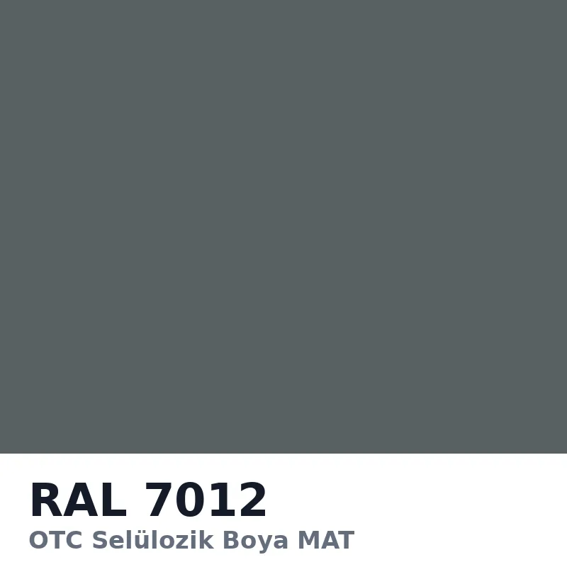 OTC Selülozik Boya MAT 15kg RAL7012