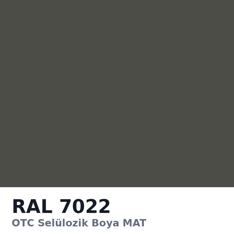OTC Selülozik Boya MAT 15kg RAL7022
