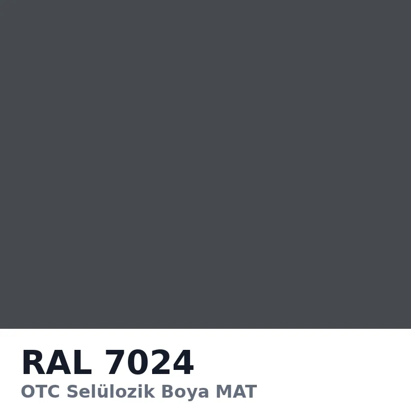 OTC Selülozik Boya MAT 15kg RAL7024