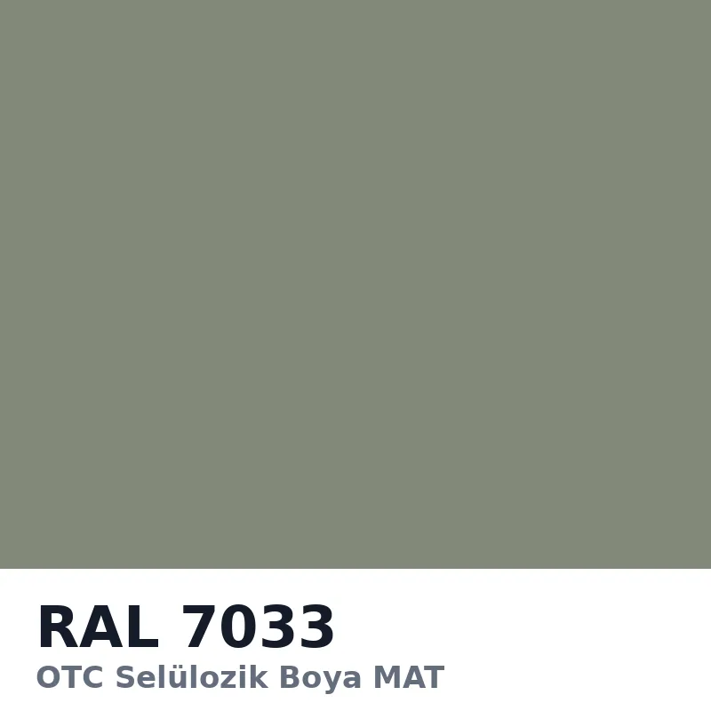 OTC Selülozik Boya MAT 15kg RAL7033