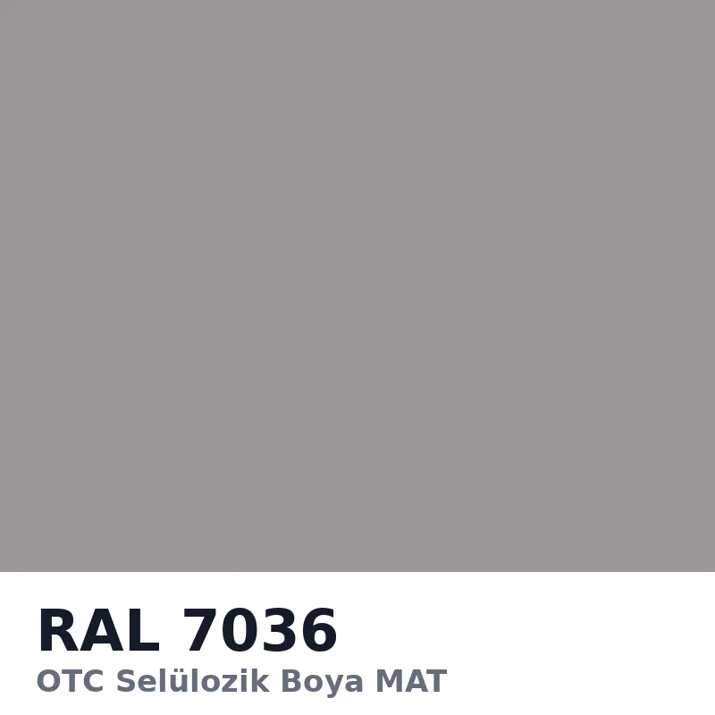 OTC Selülozik Boya MAT 15kg RAL7036