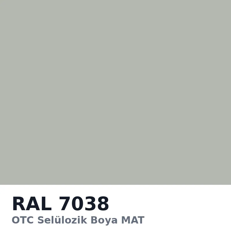 OTC Selülozik Boya MAT 15kg RAL7038