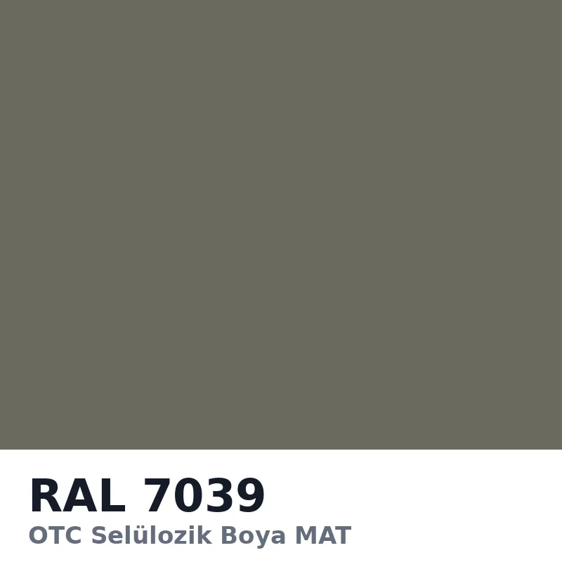 OTC Selülozik Boya MAT 15kg RAL7039