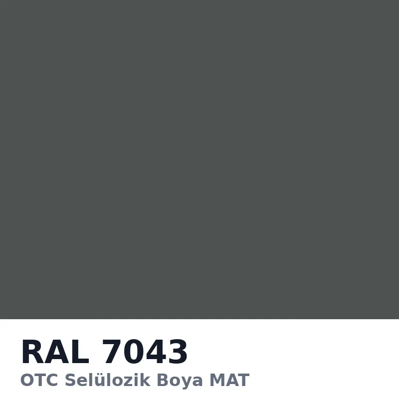 OTC Selülozik Boya MAT 15kg RAL7043