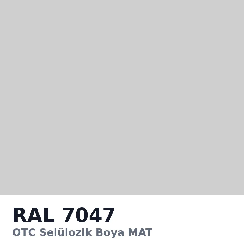 OTC Selülozik Boya MAT 15kg RAL7047