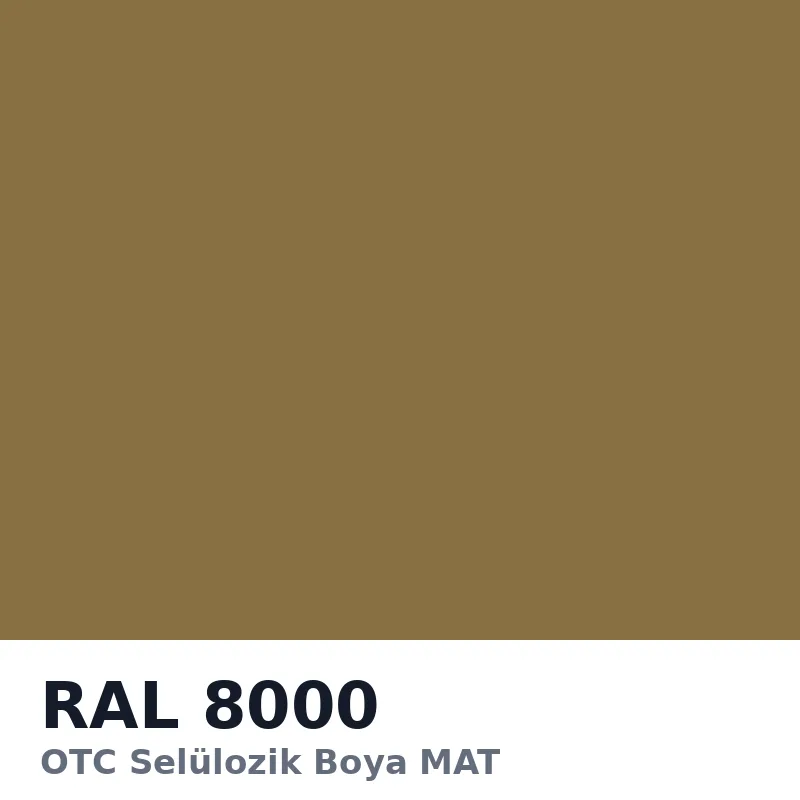 OTC Selülozik Boya MAT 15kg RAL8000