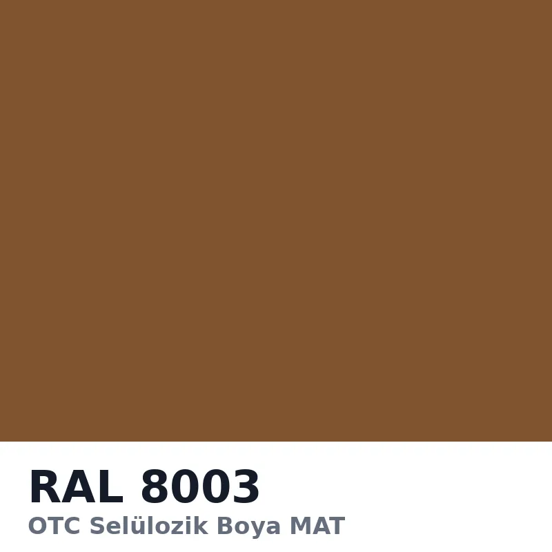 OTC Selülozik Boya MAT 15kg RAL8003