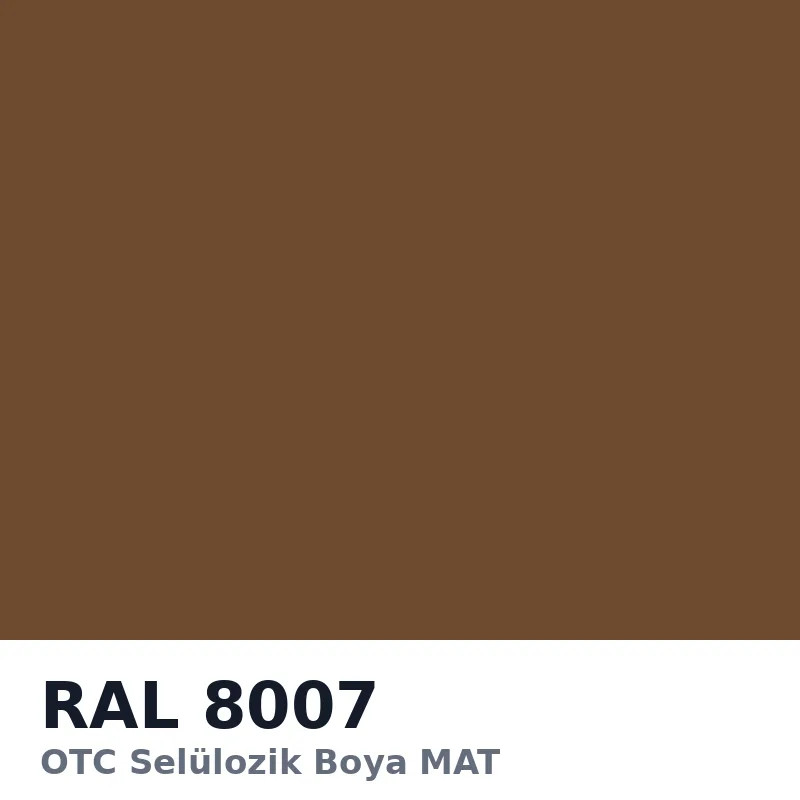 OTC Selülozik Boya MAT 15kg RAL8007