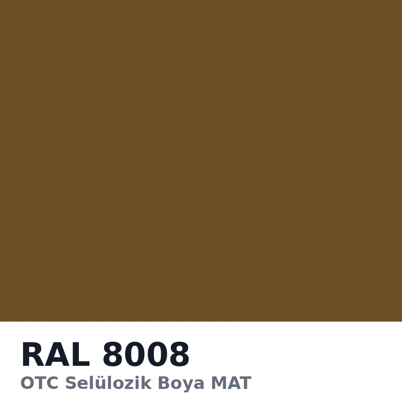 OTC Selülozik Boya MAT 15kg RAL8008