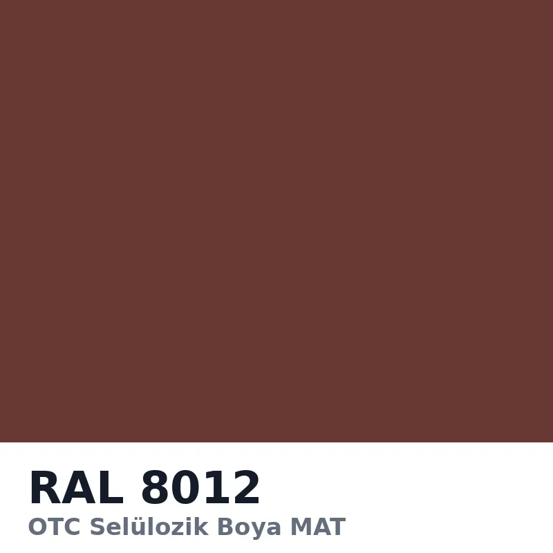 OTC Selülozik Boya MAT 15kg RAL8012