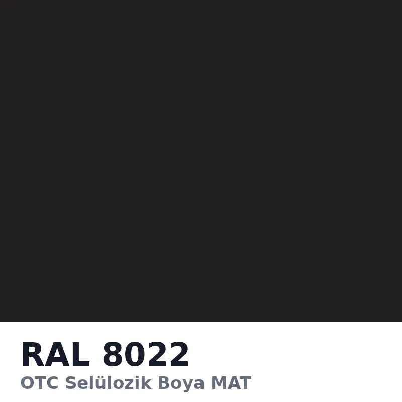 OTC Selülozik Boya MAT 15kg RAL8022
