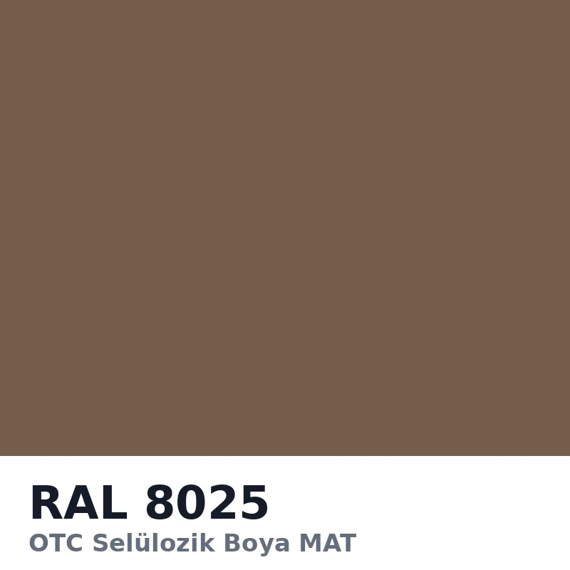 OTC Selülozik Boya MAT 15kg RAL8025