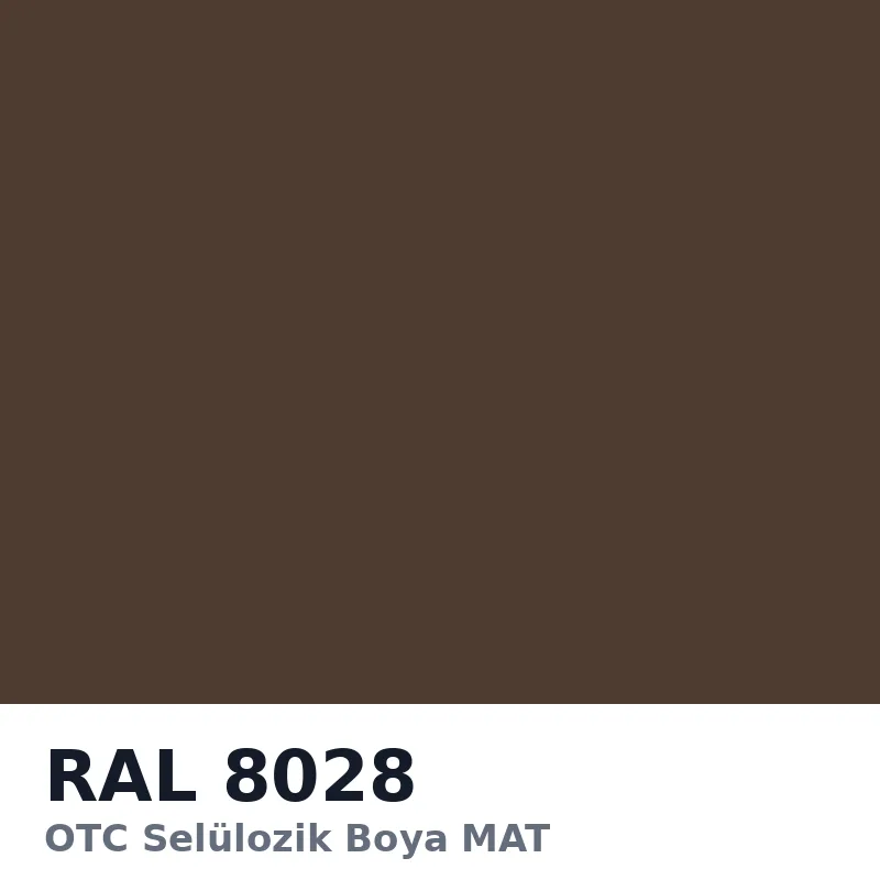 OTC Selülozik Boya MAT 15kg RAL8028