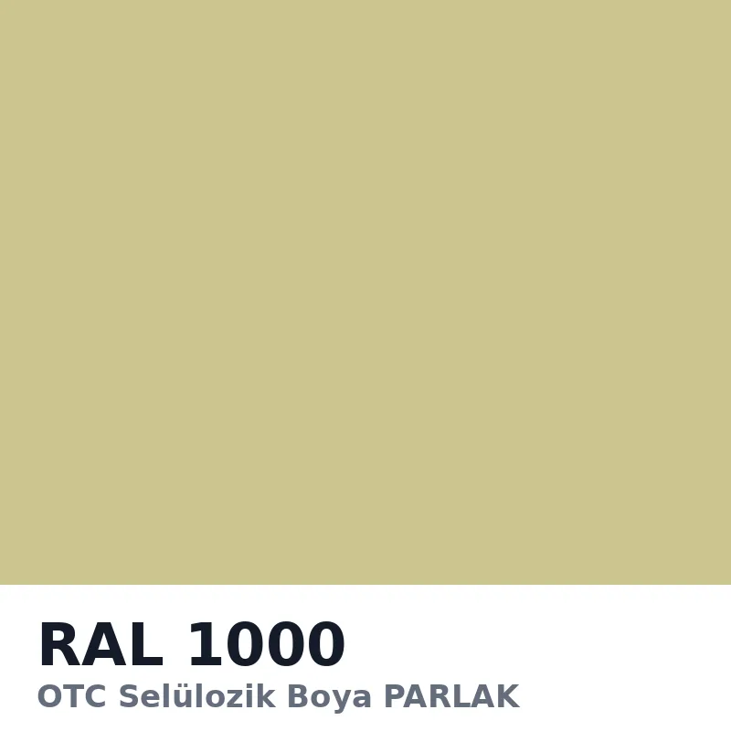 OTC Selülozik Boya PARLAK 18kg RAL1000