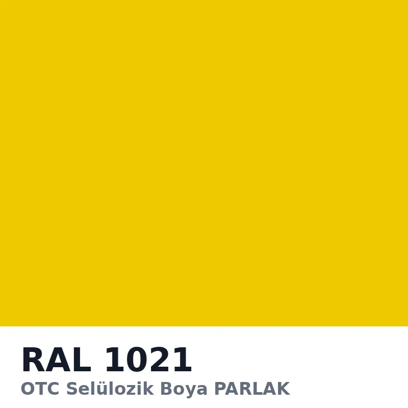 OTC Selülozik Boya PARLAK 18kg RAL1021
