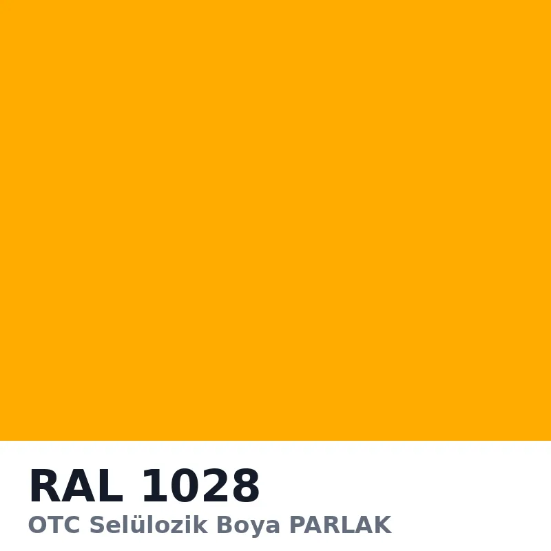 OTC Selülozik Boya PARLAK 18kg RAL1028