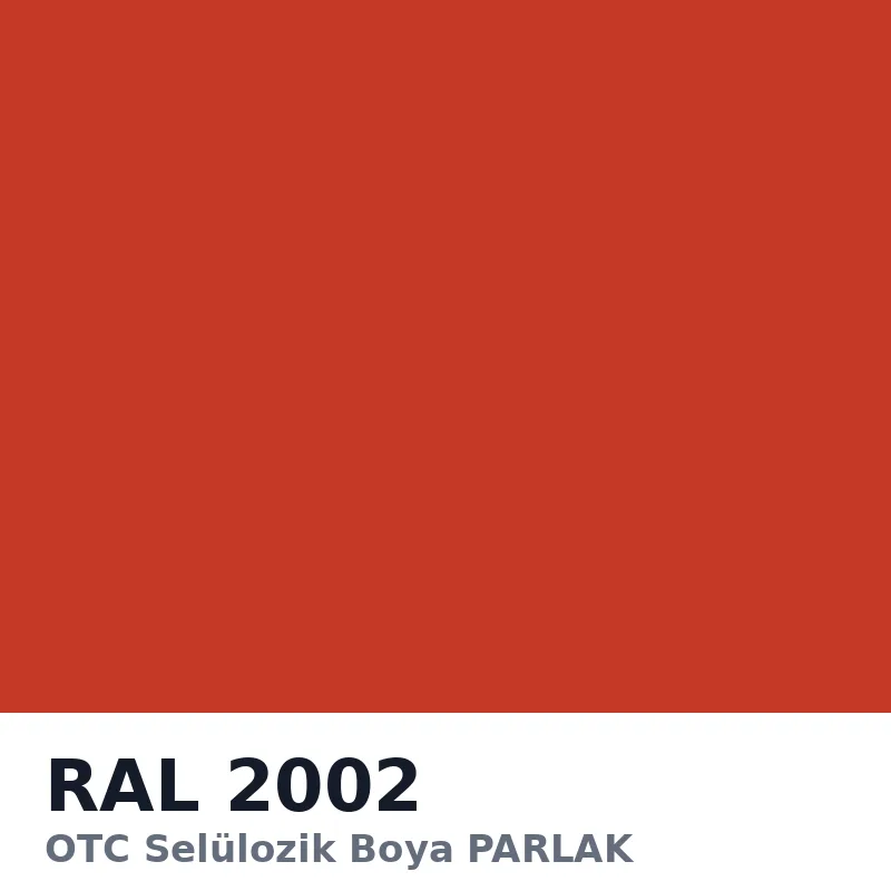 OTC Selülozik Boya PARLAK 18kg RAL2002