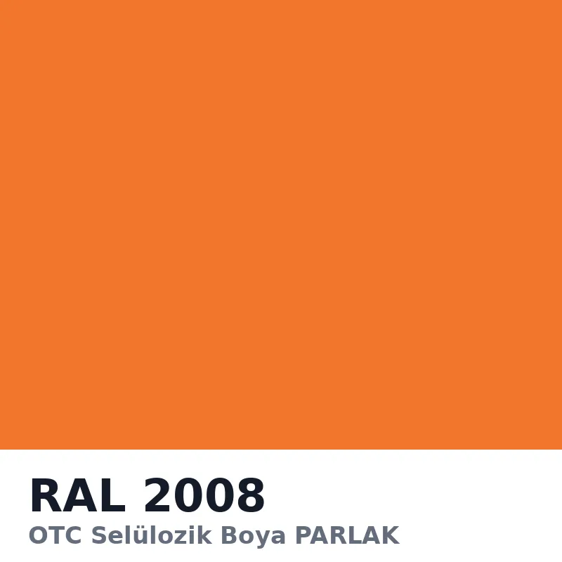 OTC Selülozik Boya PARLAK 18kg RAL2008