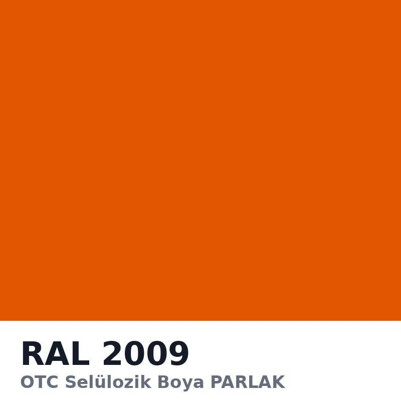 OTC Selülozik Boya PARLAK 18kg RAL2009