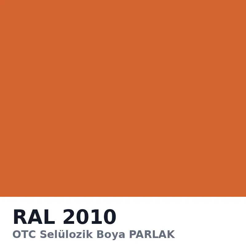 OTC Selülozik Boya PARLAK 18kg RAL2010
